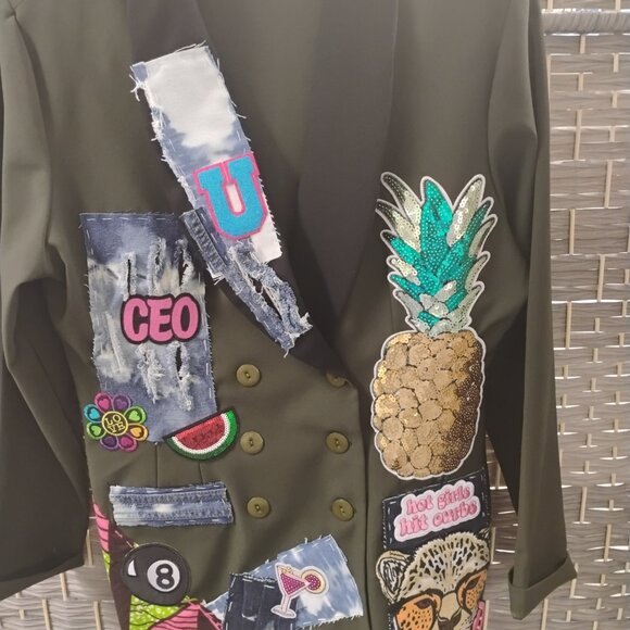 Junk Blazer - JR size 15/16 Ladies size 10 - Picture 2 of 4